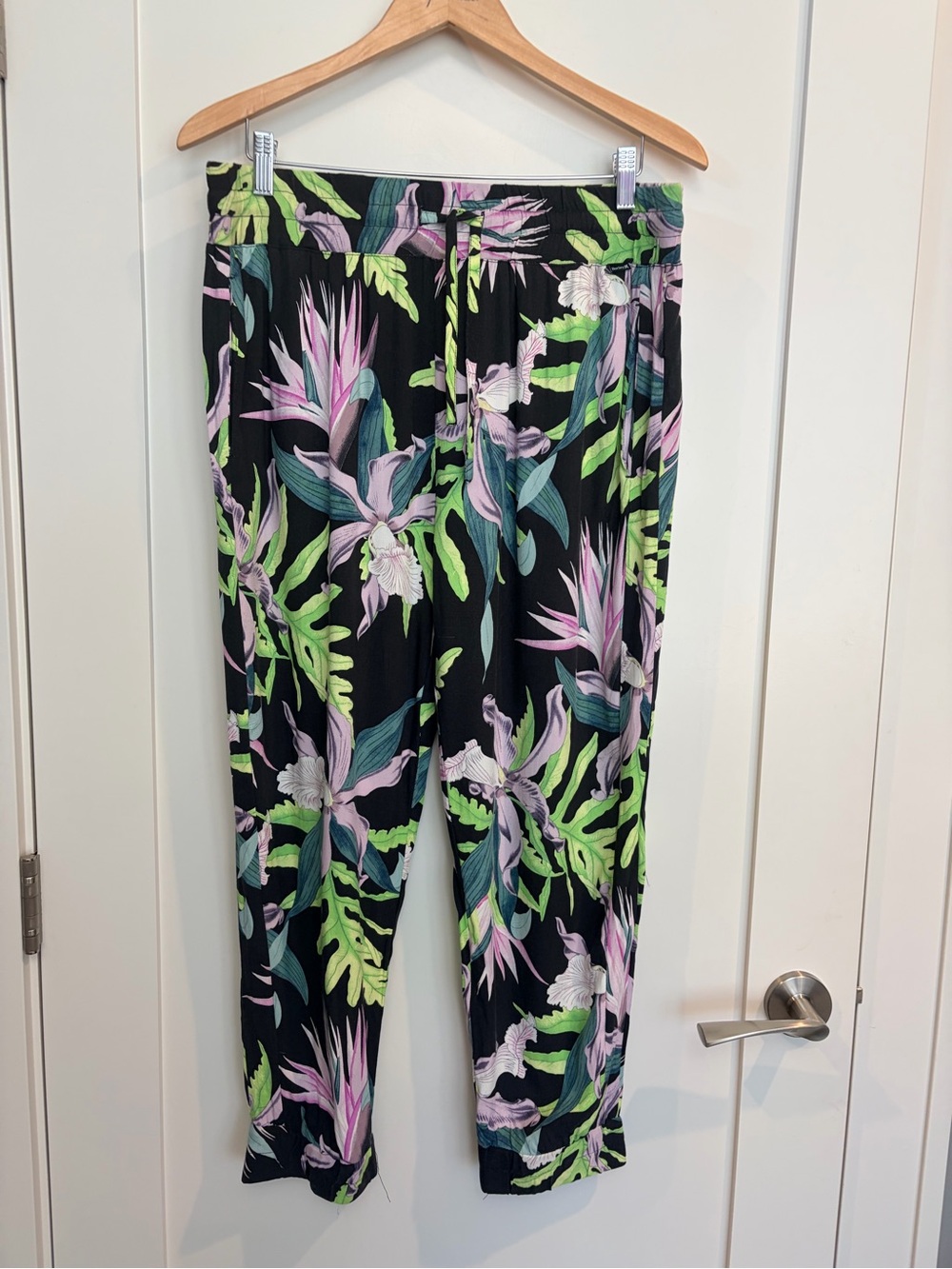 Hurley Tropical Print Pants Size L